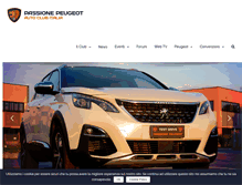 Tablet Screenshot of passionepeugeot.it